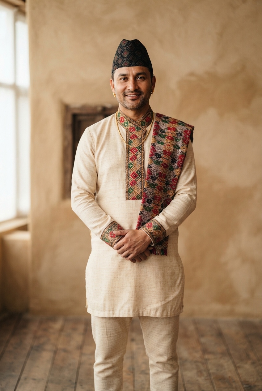 Nepali Traditional Groom Dress